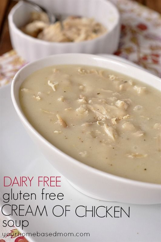 Non Dairy Cream Of Chicken Soup
 221 best images about fort Food on Pinterest