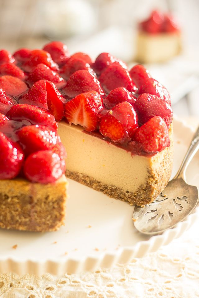 Non Dairy Dessert Recipes
 Non Dairy & Paleo Strawberry Cheesecake Recipe