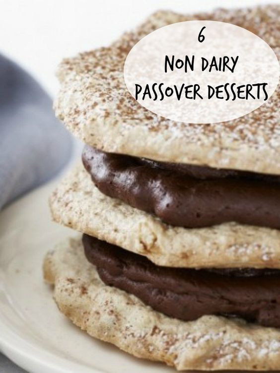Non Dairy Desserts
 Sweet Endings 6 Non Dairy Passover Desserts