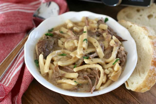 Noodles And Beef
 Crock Pot Beef & Noodles The Country Cook
