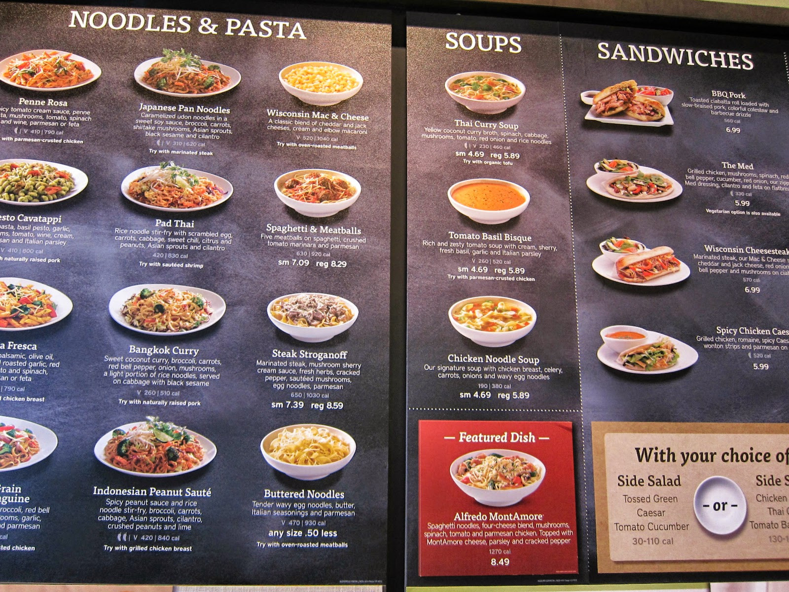 Noodles Company Menu
 Mami Eggroll Pad Thai sandwiches soups and more at