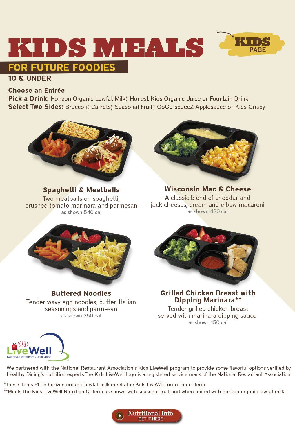 Noodles Company Menu
 Kids Eat Free at Noodles & pany Every Thursday in