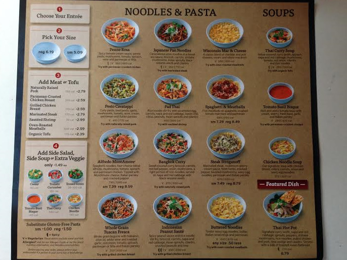 Noodles Company Menu
 Noodles and pany – Patchogue