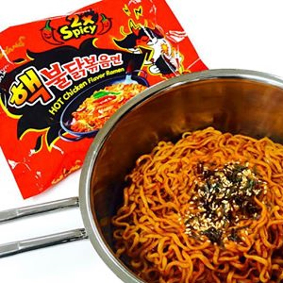 Nuclear Spicy Noodles
 Korean Fire Noodle Double Spicy 1 3 6 9 ea Nuclear Buldak