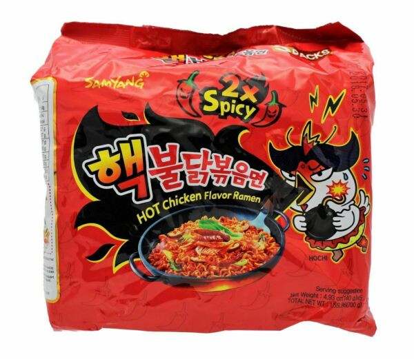 Nuclear Spicy Noodles
 Samyang Hot Chicken Nuclear Ramen 2x Spicy Noodles 5