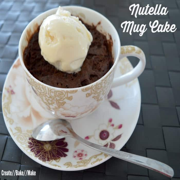 Nutella Mug Cake No Egg
 Easy Nutella Mug Cake Create Bake Make