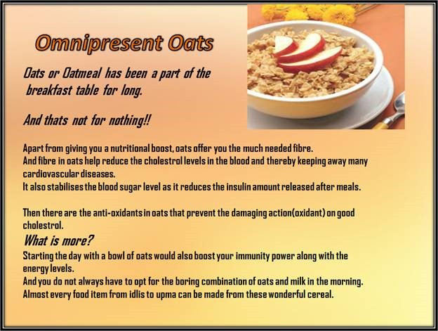 Oats Benefits Weight Loss
 Health and Fitness