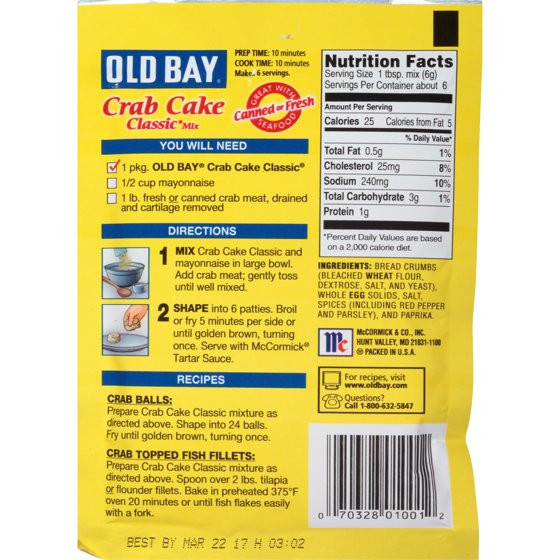 Old Bay Crab Cake Recipe
 crab cake recipe old bay