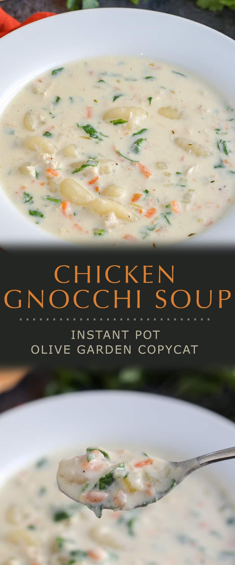 Olive Garden Chicken Gnocchi Soup Copycat Recipe
 Instant Pot Chicken Gnocchi Soup