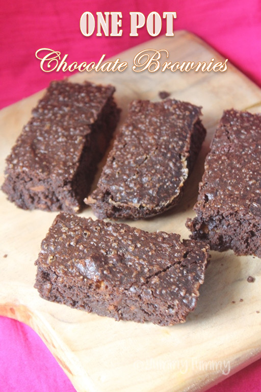 One Pot Brownies
 e Pot Chocolate Brownies Recipe Fudgy Brownies Recipe