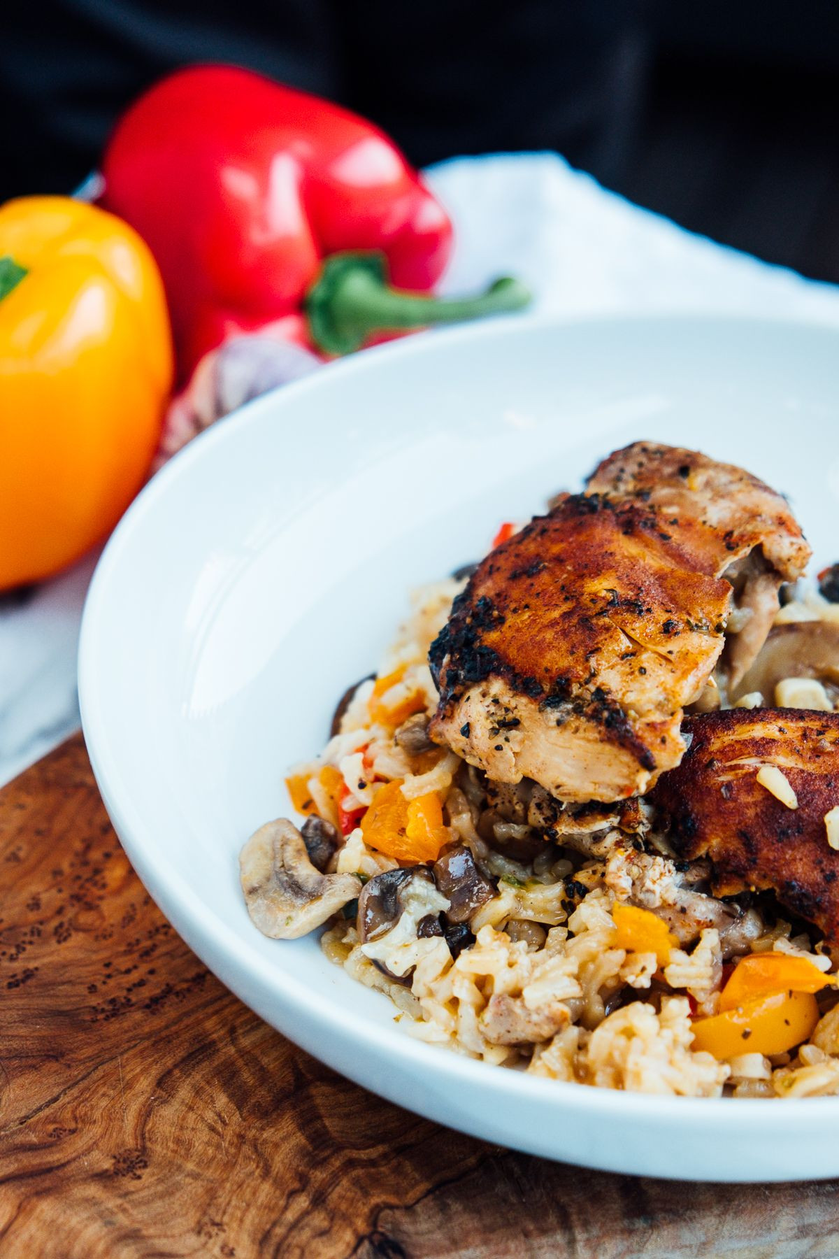 One Pot Chicken Thighs And Rice
 e Pot Chicken Thighs and Rice Recipe