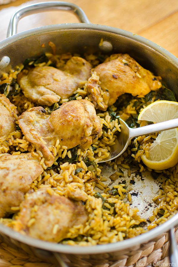 One Pot Chicken Thighs And Rice
 e Pot Curried Chicken and Rice with Kale — Living Lou