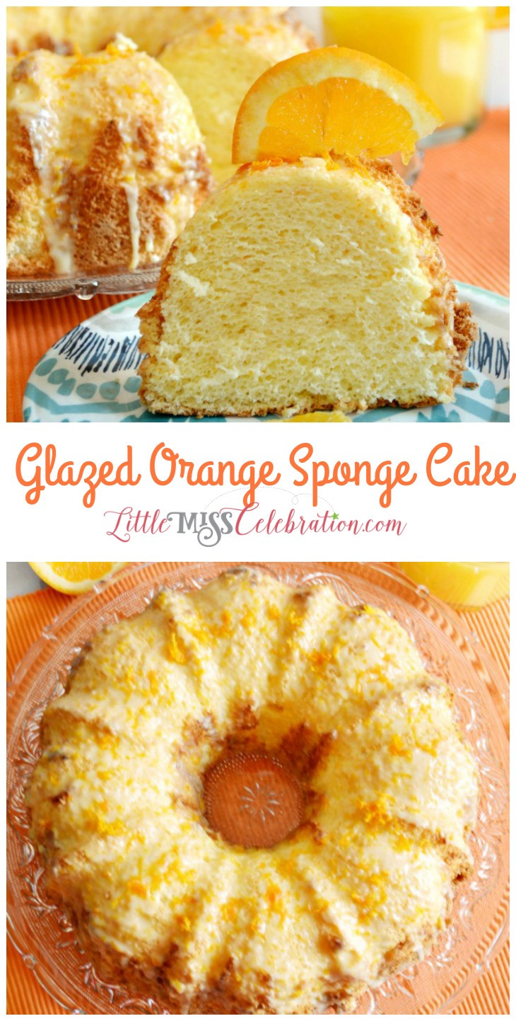 Orange Sponge Cake
 Glazed Orange Sponge Cake From The Archives Little Miss