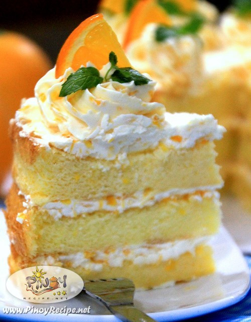 Orange Sponge Cake
 Orange Sponge Cake Recipe