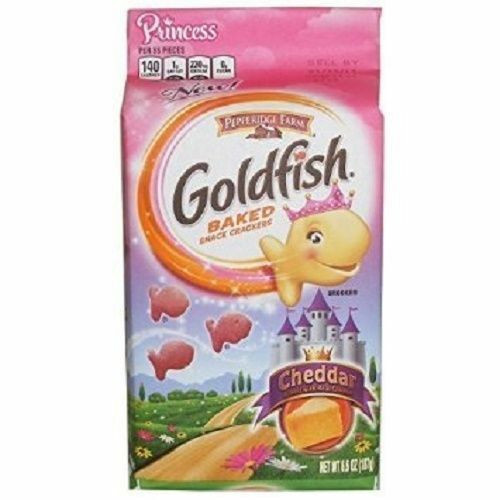 Original Goldfish Crackers
 Pepperidge Farm Princess Cheddar Goldfish Baked Snack