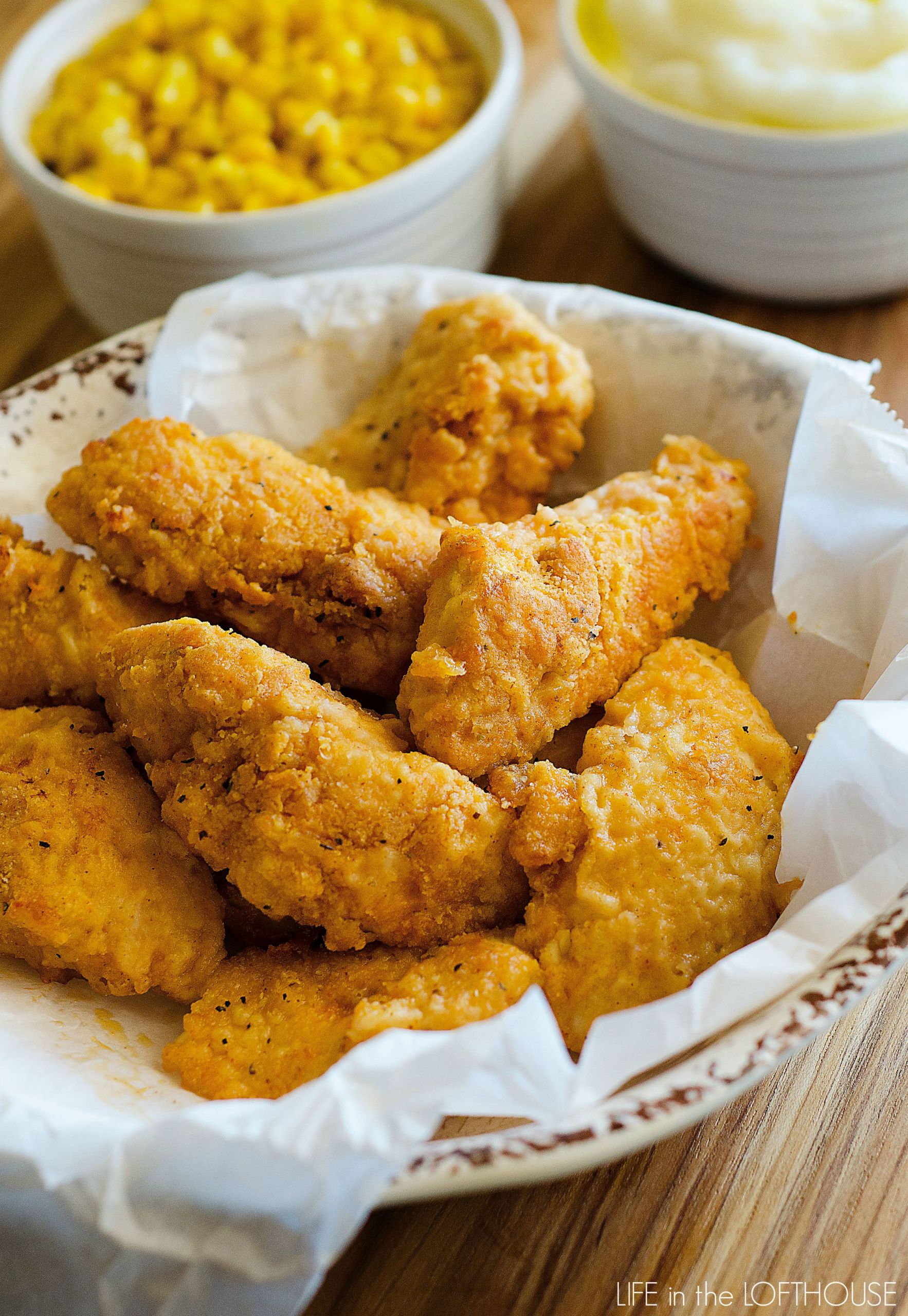 Oven Fried Chicken Strips
 Oven Fried Chicken