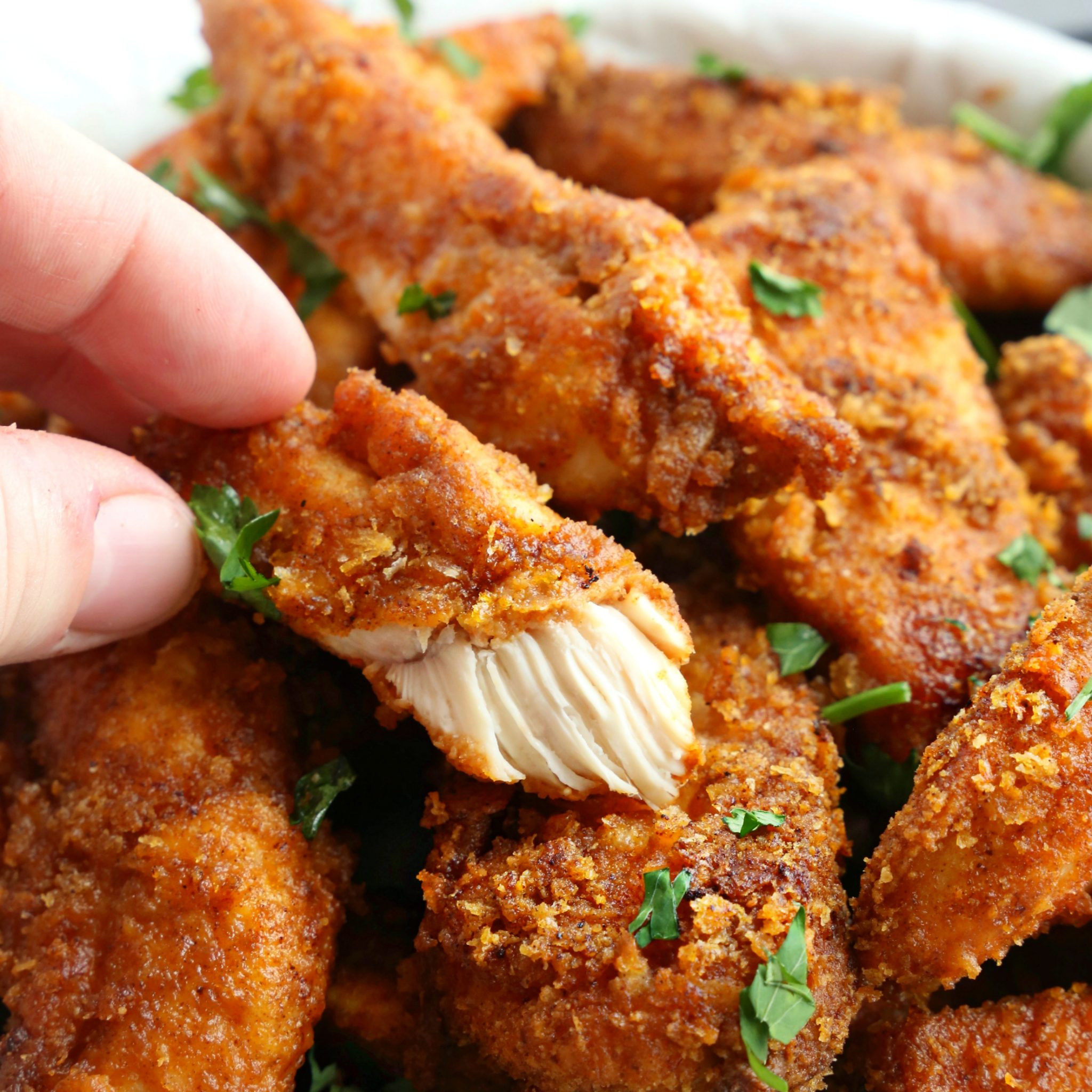 Oven Fried Chicken Strips
 Healthier Oven Fried Chicken Tenders Low Fat Baked