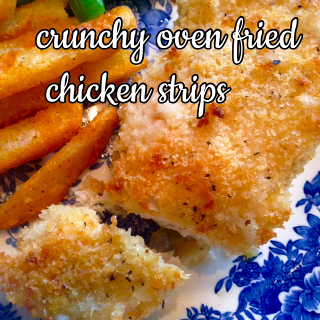 Oven Fried Chicken Strips
 Rita s Recipes Crunchy Oven Fried Chicken Strips
