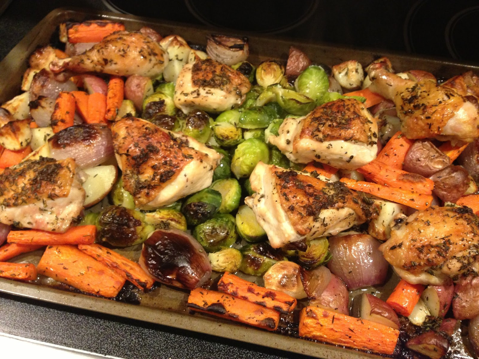 Oven Roasted Chicken And Vegetables
 happyblues in english e Pan Roasted Chicken and Root