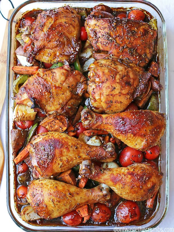 Oven Roasted Chicken And Vegetables
 Sweet and Sticky Chicken Oven Roasted Recipe