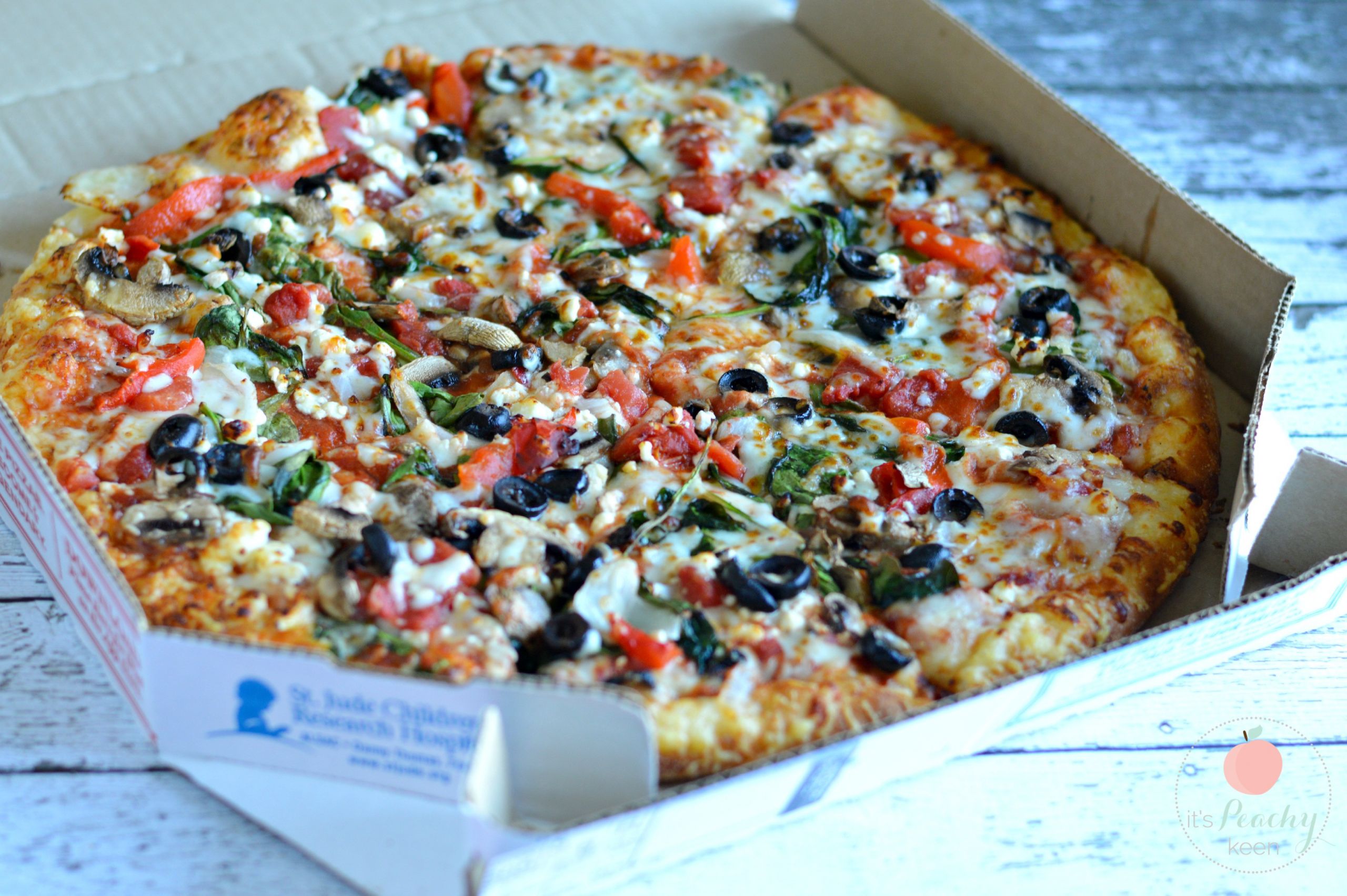 Pacific Veggie Pizza Dominos
 $25 Domino s Gift Card Giveaway It s Peachy Keen