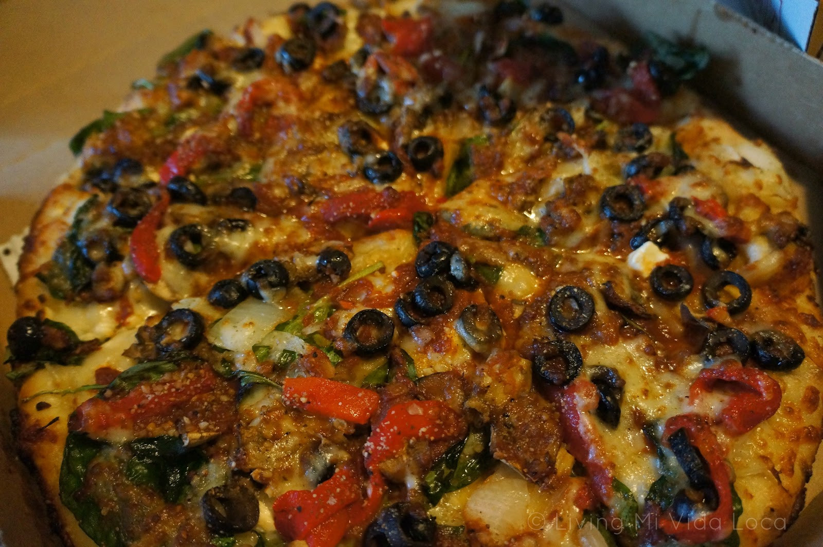 Pacific Veggie Pizza Dominos
 Domino s NEW Handmade Pan Pizza A review in pictures