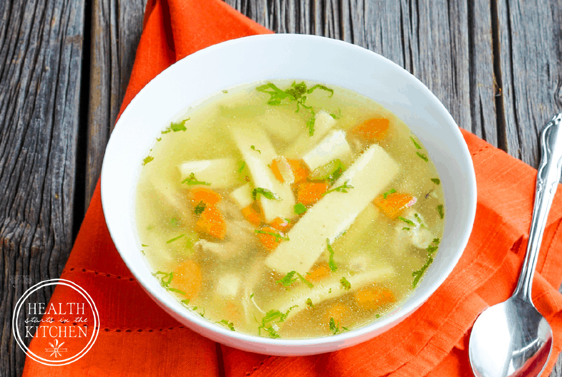 Paleo Chicken Noodle Soup
 Paleo Homestyle Chicken Noodle Soup Health Starts in the