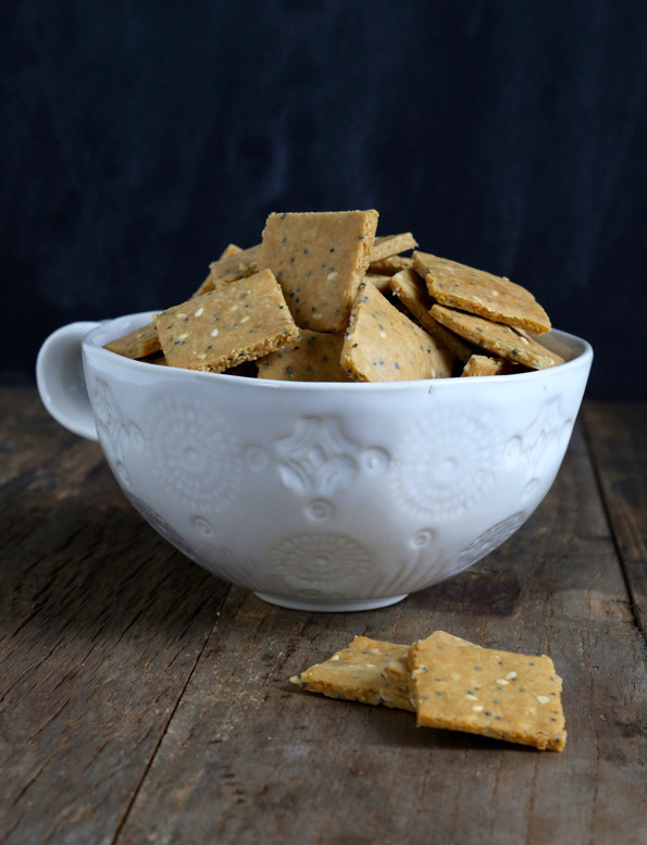 Paleo Crackers Recipes
 Crispy Crunchy Paleo Crackers —made with almond and
