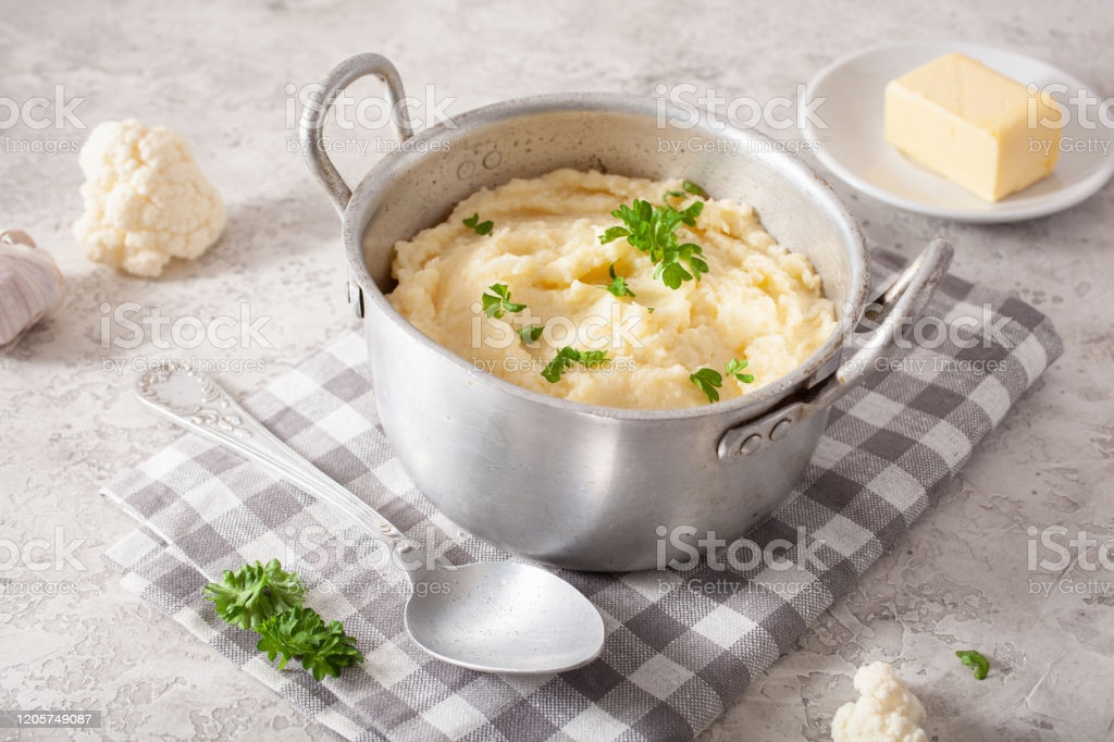 Paleo Diet Butter
 Mashed Cauliflower With Butter Ketogenic Paleo Diet Side
