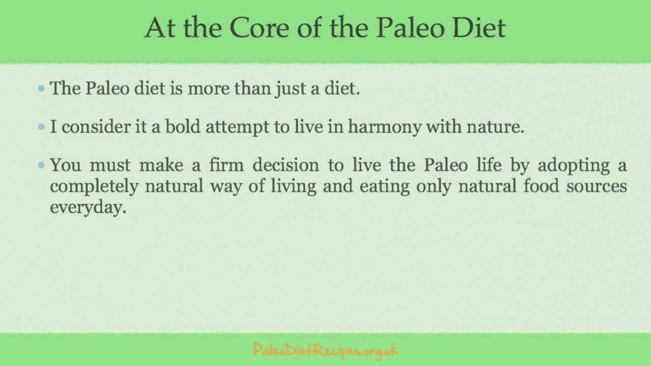 Paleo Diet Facts
 Paleo Diet Guidelines Facts on Paleo Diet