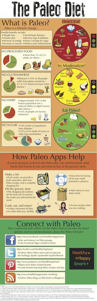Paleo Diet Infographic
 Paleo Diet Infographic Guide to Paleo Healthy Happy Smart