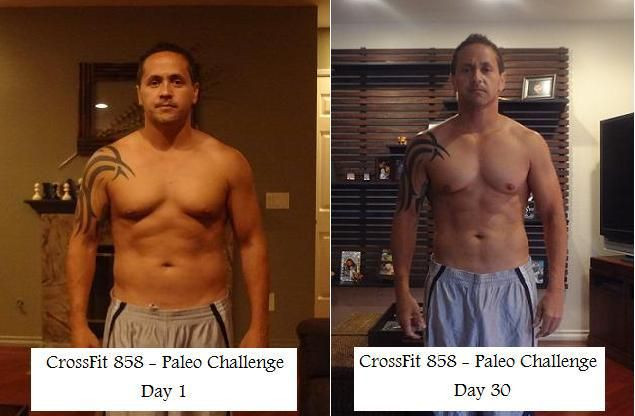 Paleo Diet Results 30 Days
 30 day paleo challenge before and after