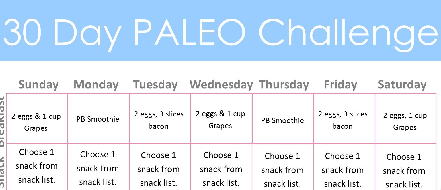 Paleo Diet Results 30 Days
 30 Day Paleo Challenge Diary of a Fit Mommy