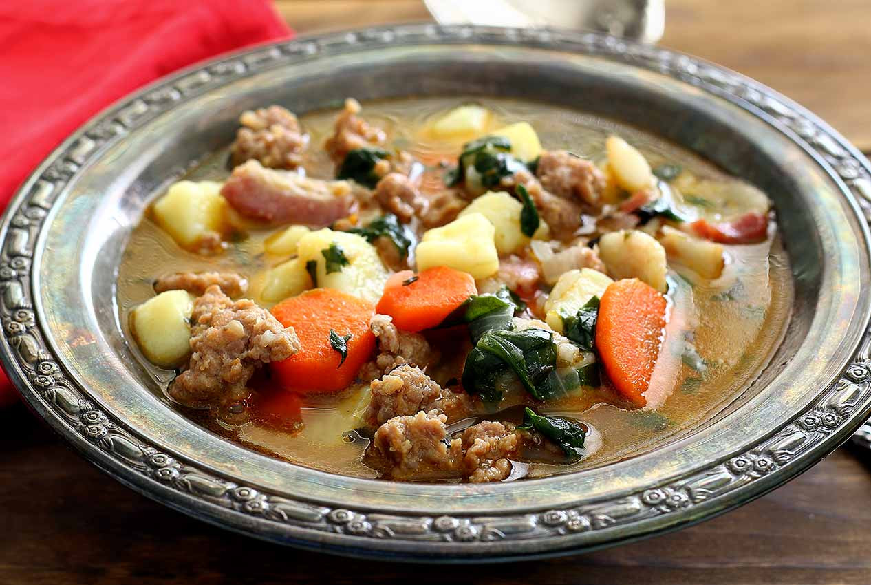Paleo Italian Recipes
 Italian Sausage & Potato Paleo Soup Recipe
