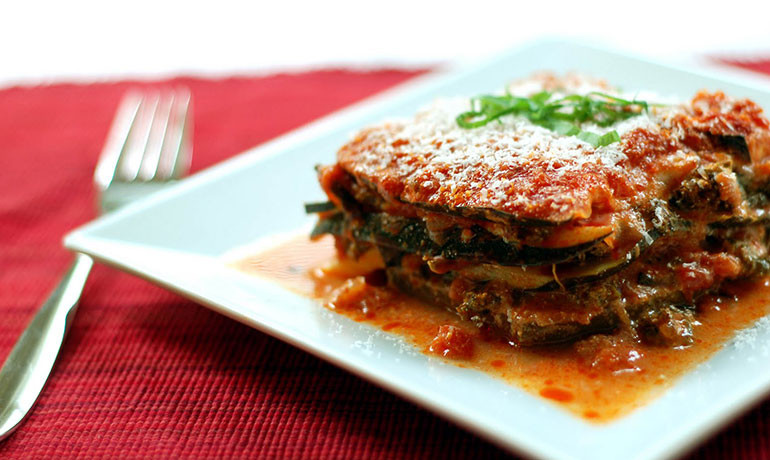 Paleo Lasagna Recipe
 Zucchini Lasagna