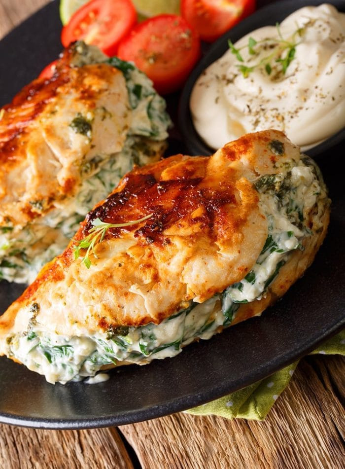 Pan Fried Chicken Breasts Recipe
 Pan Fried Spinach & Cream Cheese Stuffed Chicken Breasts