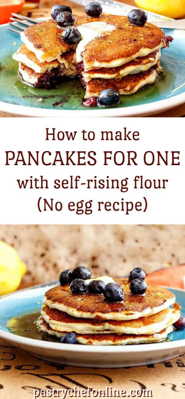 Pancakes Recipe No Eggs
 How to make pancakes for one person with self rising flour