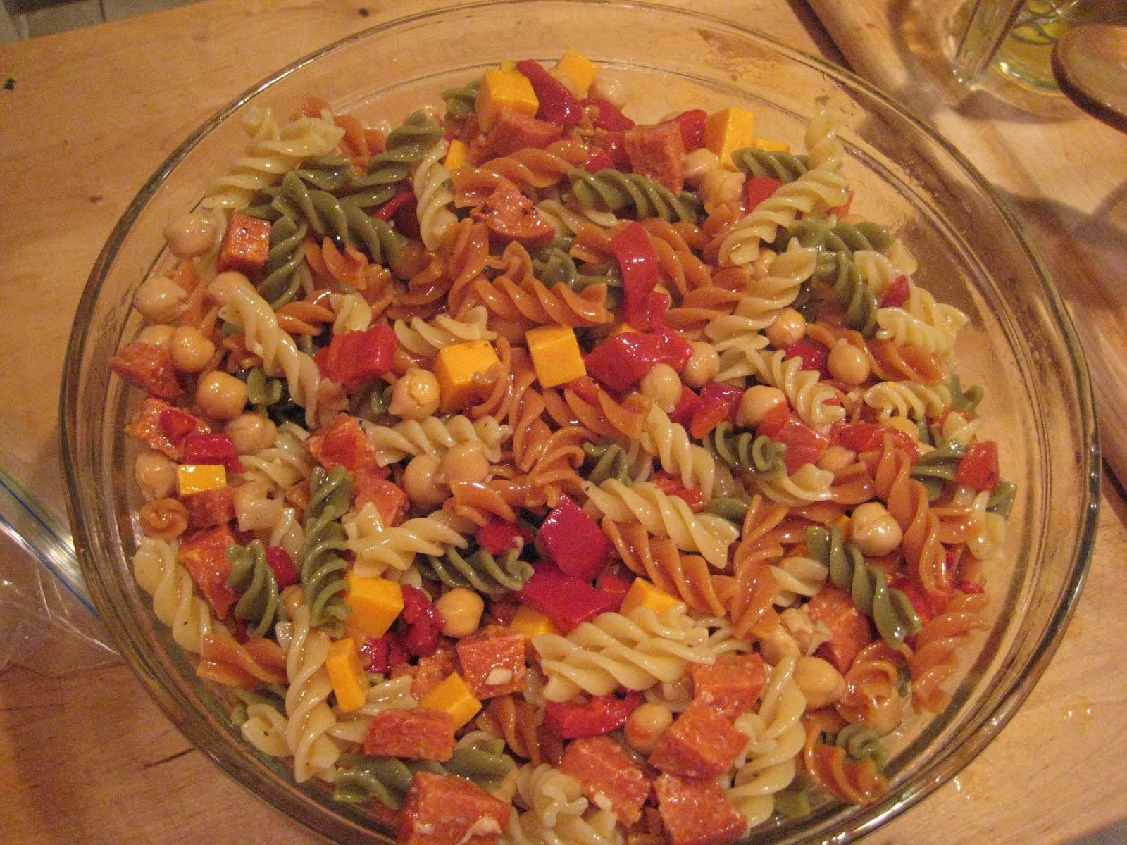 Pasta Salad With Cheese
 I ll Have Seconds Pasta Salad with Cheddar Cheese