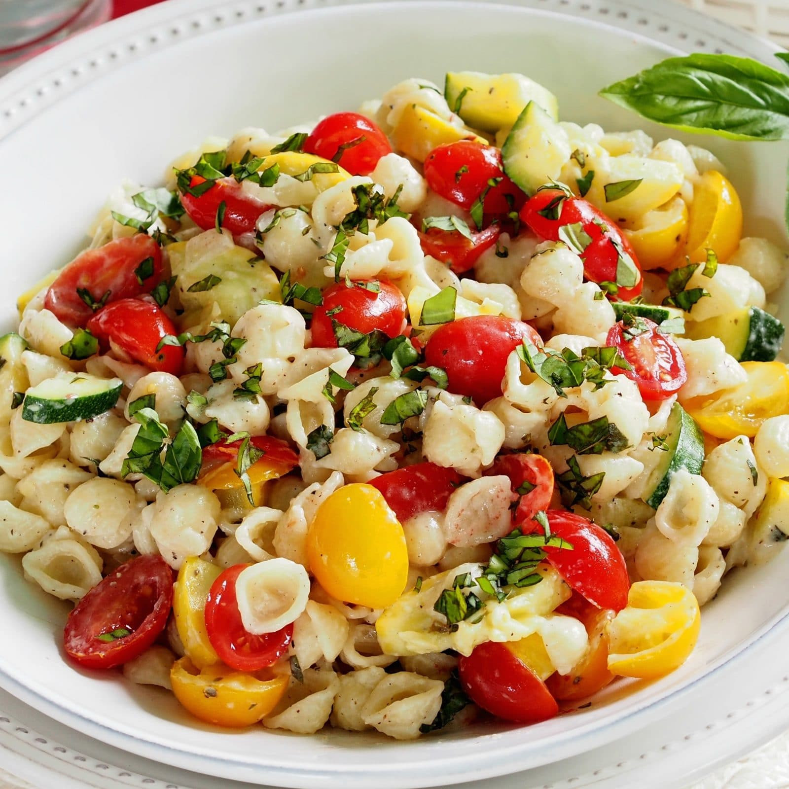 Pasta Salad With Cheese
 Summer Pasta Salad with Boursin Simply Sated