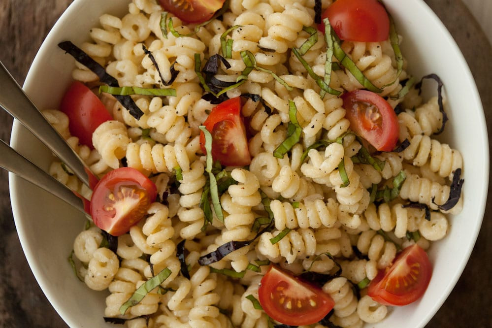 Pasta Salad With Cheese
 Herb and Goat Cheese Pasta Salad