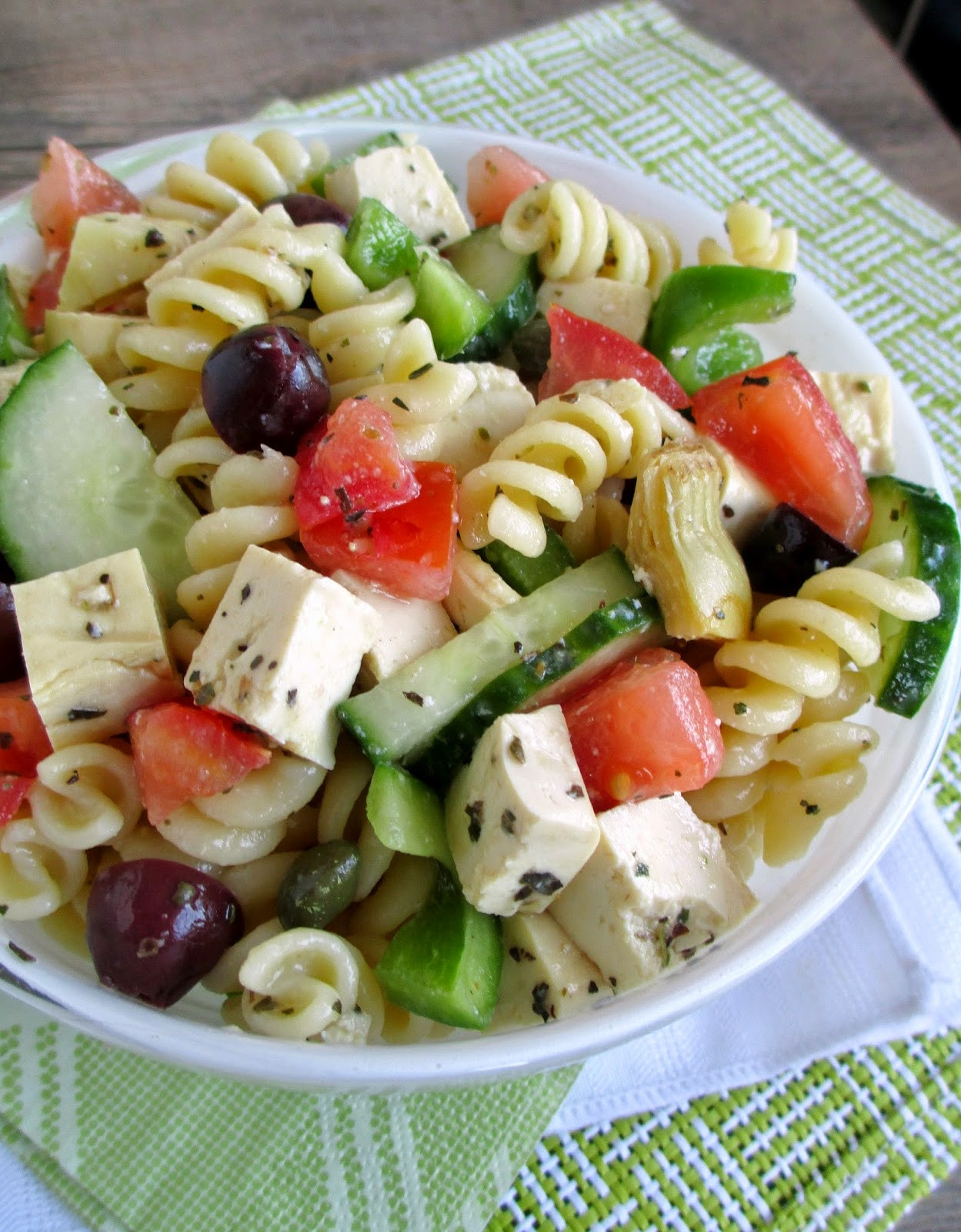 Pasta Salad With Cheese
 pasta salad with feta cheese recipe