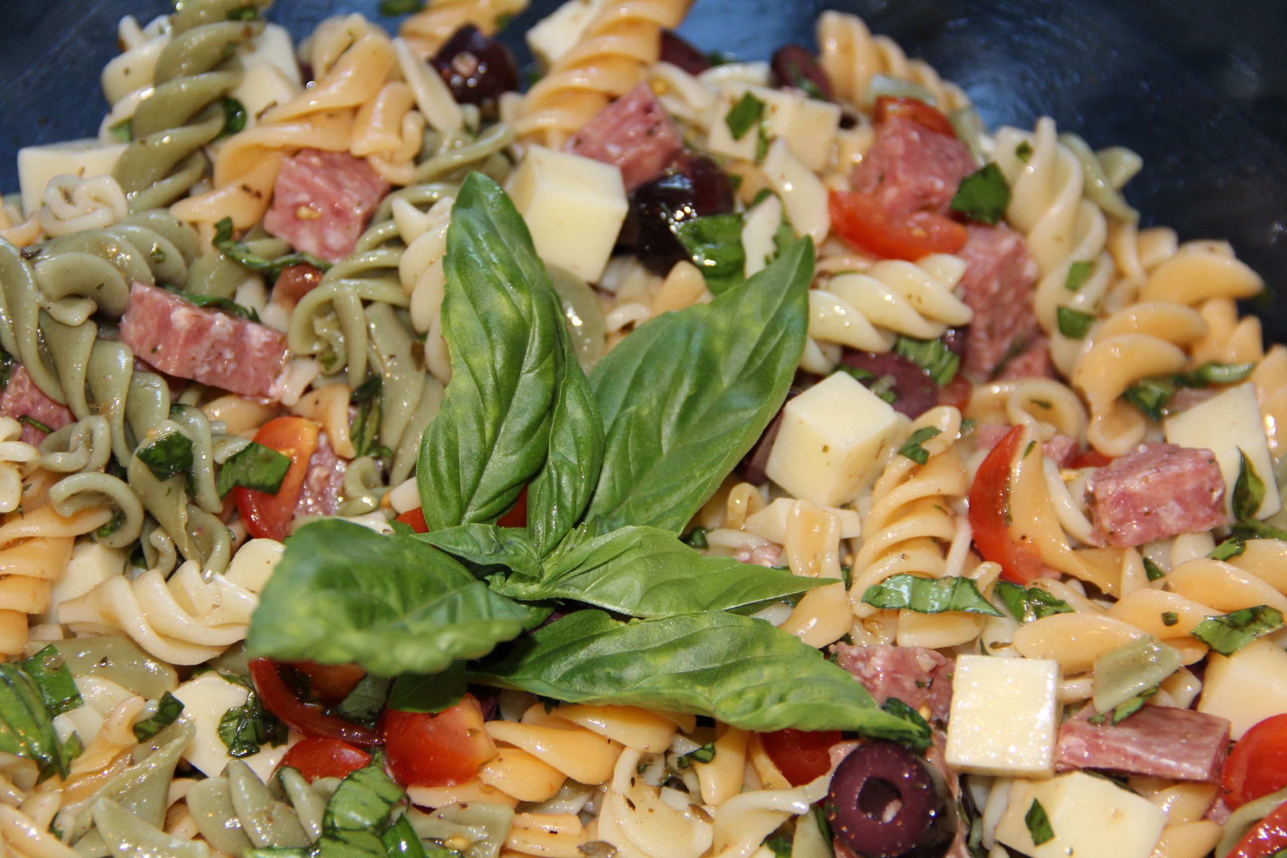 Pasta Salad With Cheese
 Pasta Salad with Salami and Cheese