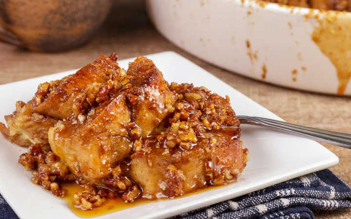 Paula Deen French Toast Casserole
 Baked French Toast Casserole with Pralines Recipe Paula
