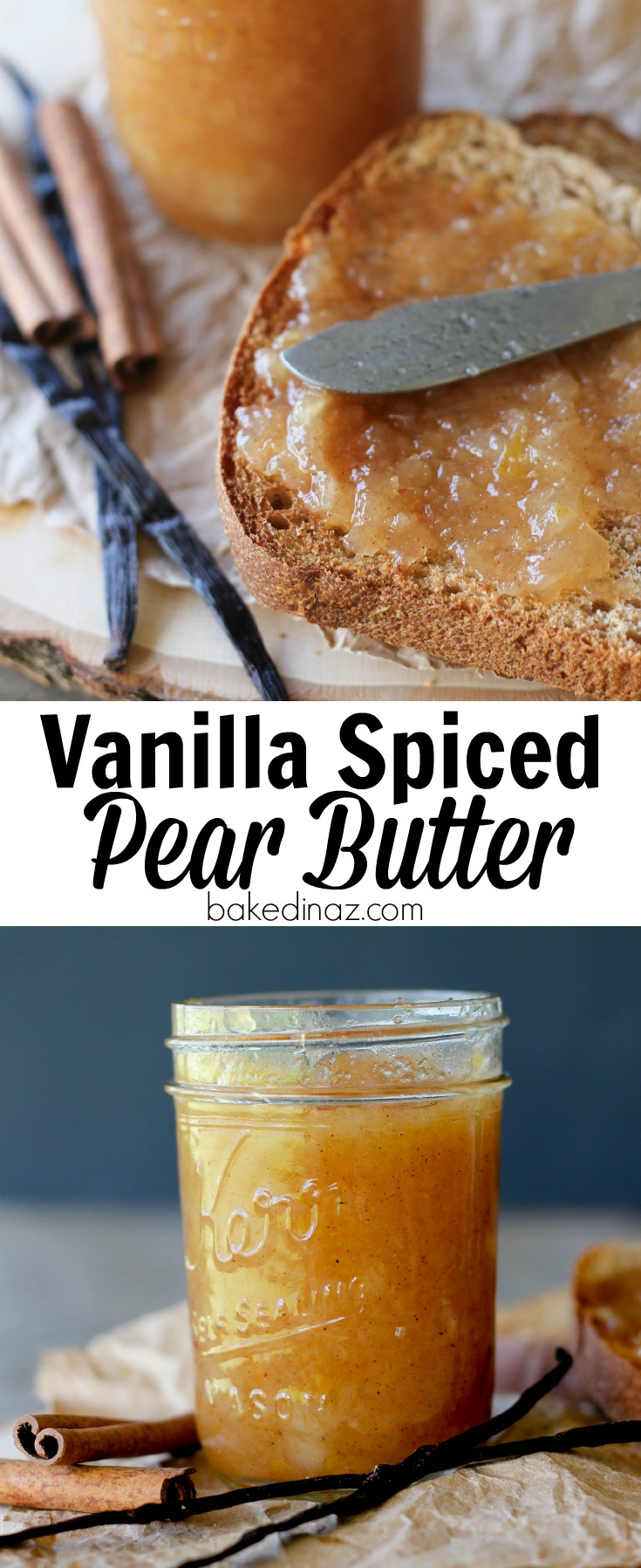 Pear Recipes For Canning
 Vanilla Spiced Pear Butter