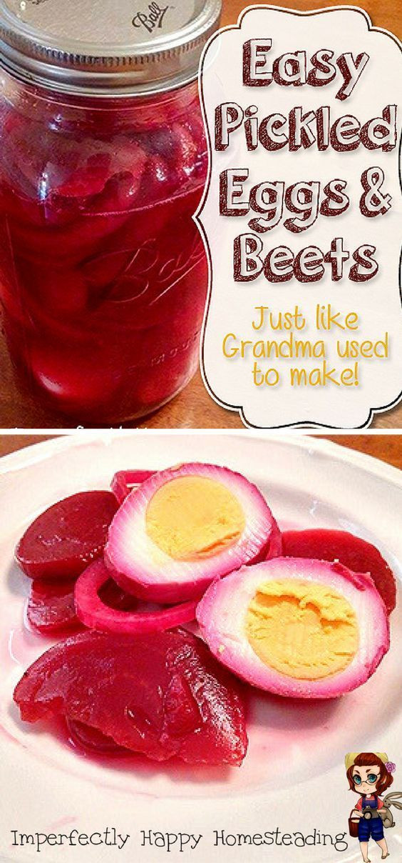 Pickled Beet Eggs Recipes
 Easy Pickled Eggs & Beets