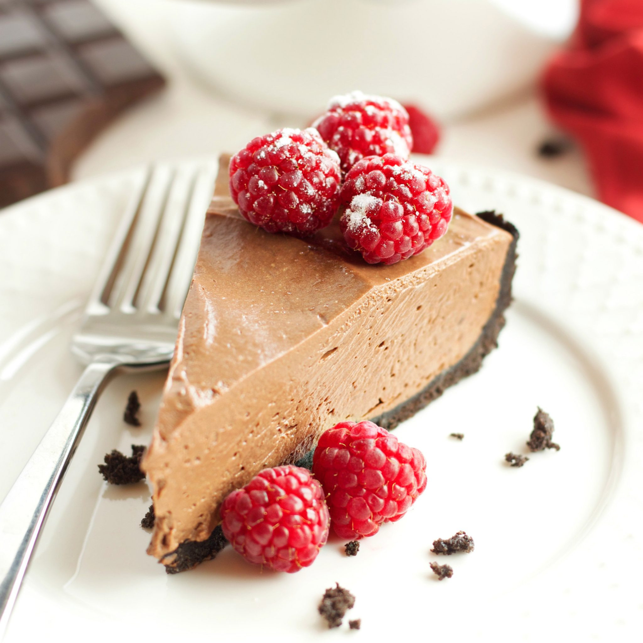 Pictures Of Desserts
 No Bake Chocolate Mousse Cheesecake Vegan and Dairy Free