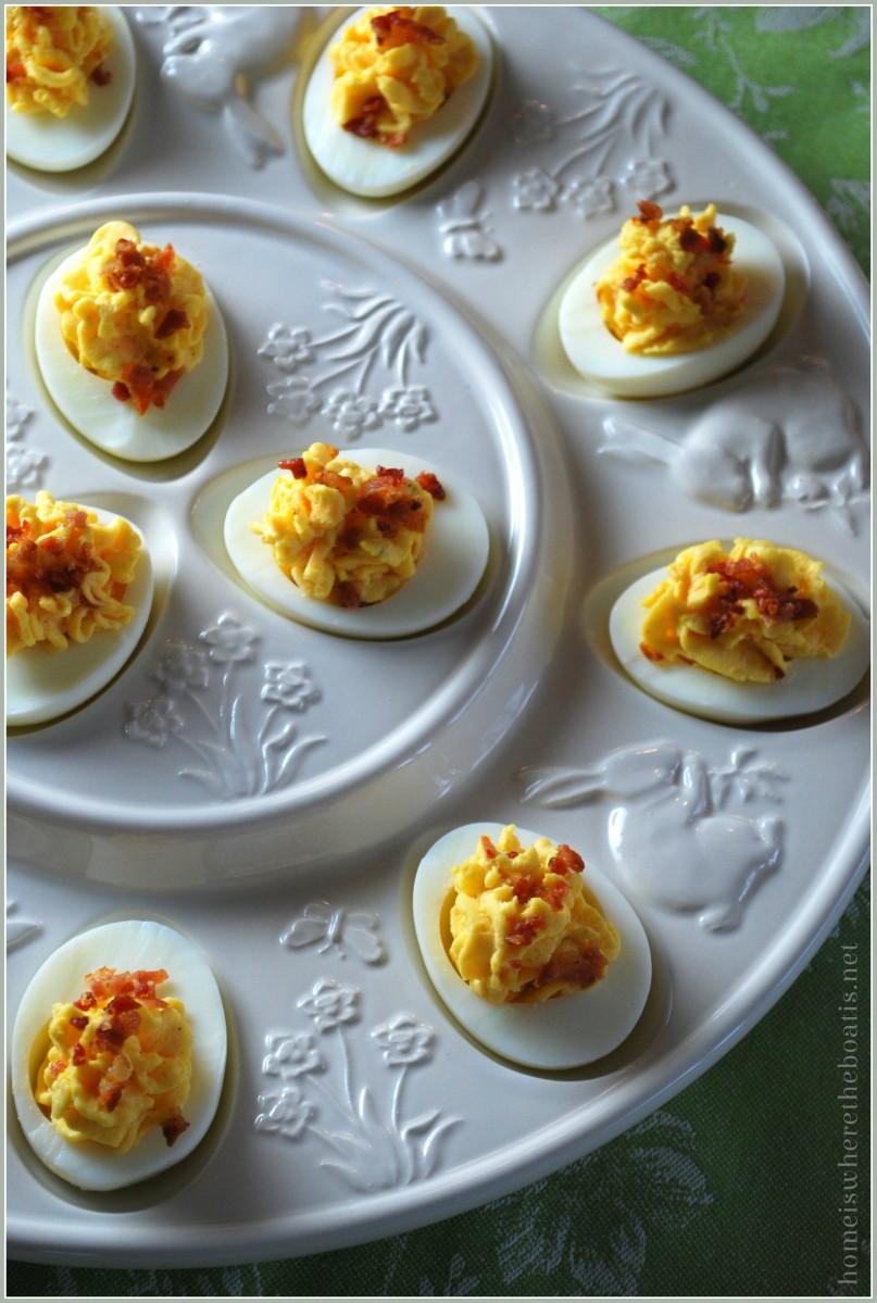 Pimento Cheese Deviled Eggs
 Pimento Cheese Deviled Eggs – Home is Where the Boat Is
