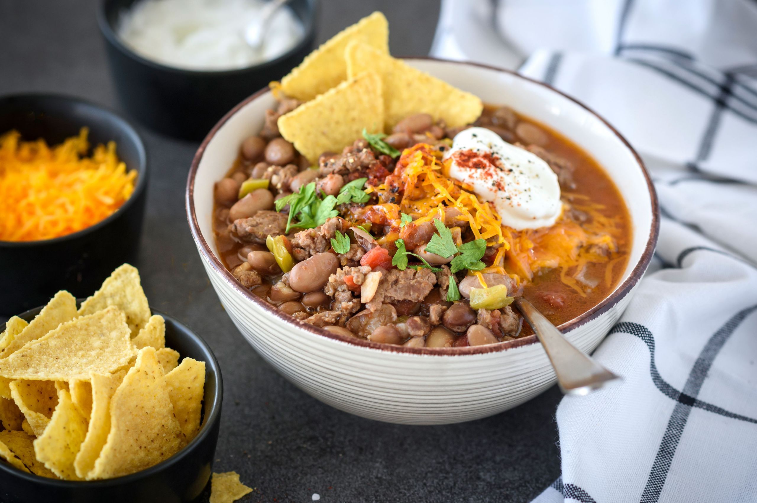 Pinto Beans And Ground Beef Recipe Slow Cooker
 Slow Cooker Pinto Bean Chili With Ground Beef Recipe