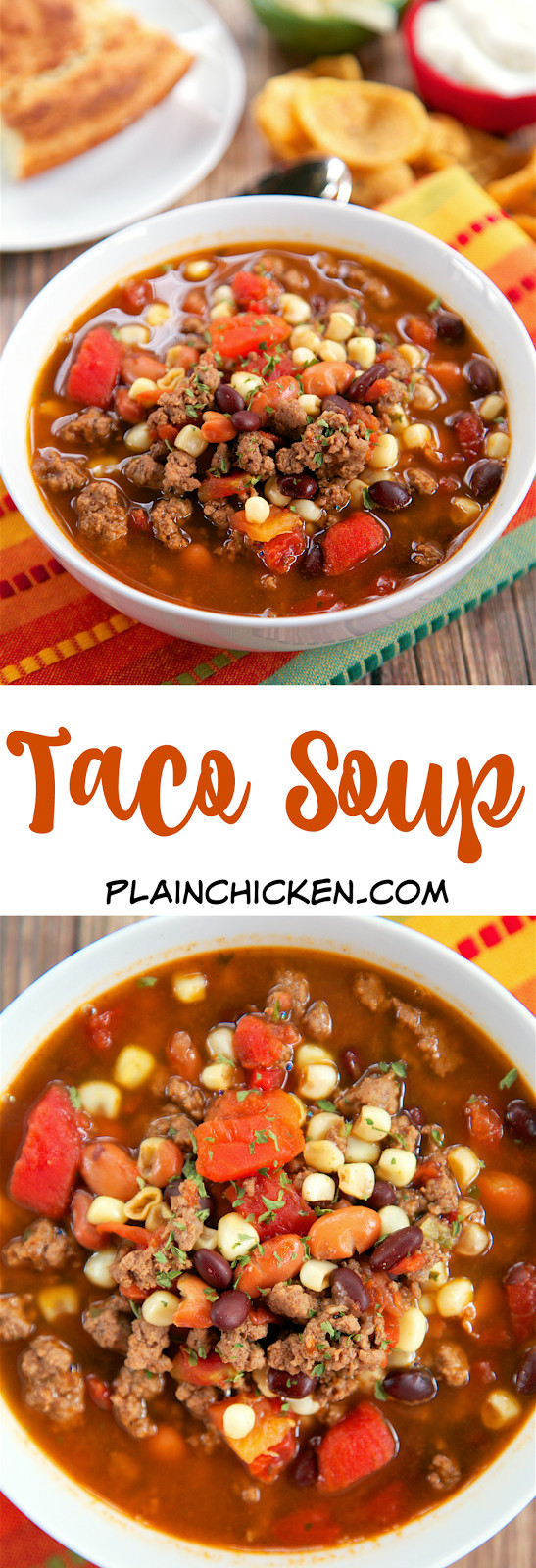 Pinto Beans And Ground Beef Recipe Slow Cooker
 Taco Soup