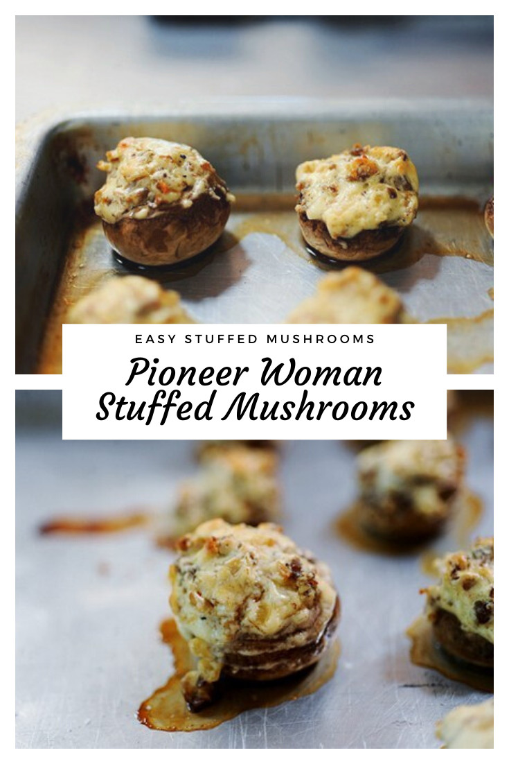 Pioneer Woman Stuffed Mushrooms
 The Pioneer Woman Easy Stuffed Mushrooms in 2020